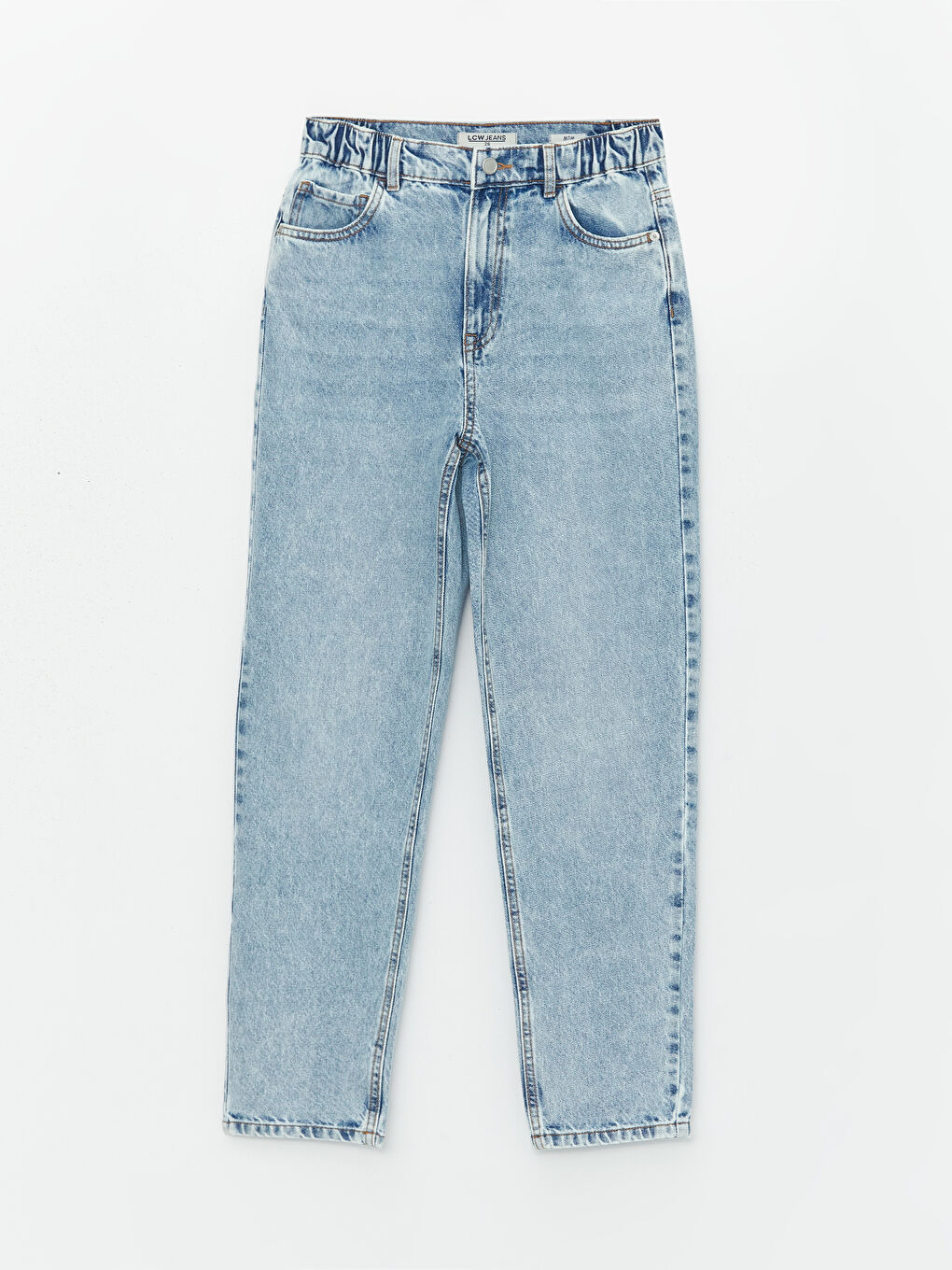 LCW Jeans Elasticated Waist Mom Fit Women's Jeans -S40937Z8-311