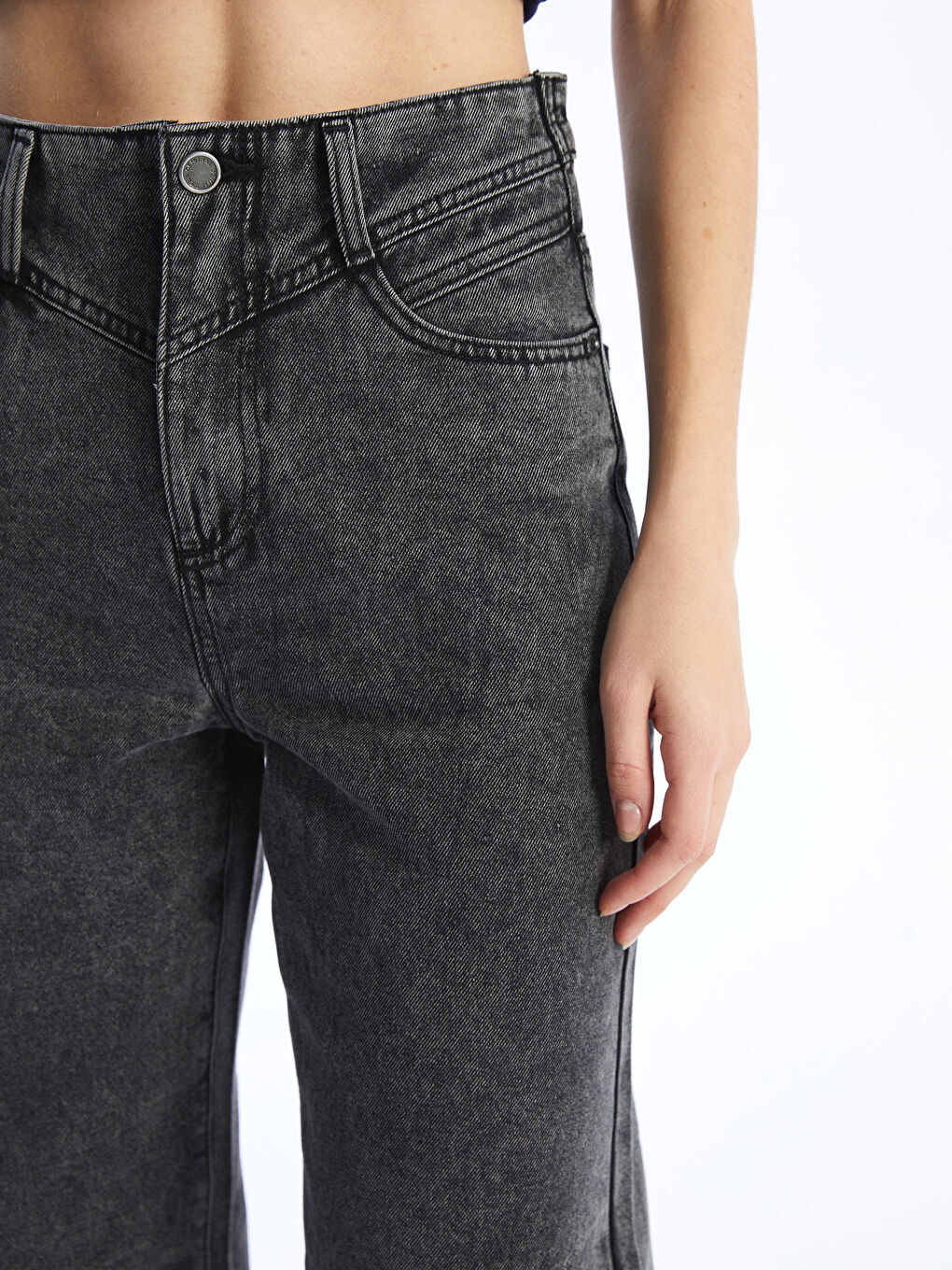 LCW Jeans Straight Fit Women's Jeans -S40944Z8-GRD