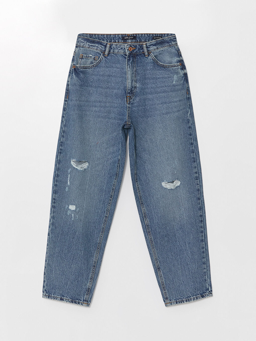 Boyfriend Ripped Detailed Women's Jeans -S40945Z8-507