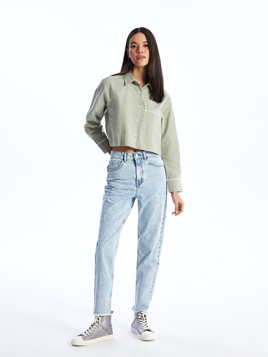 Mom Fit Women's Jeans -S40950Z8-311