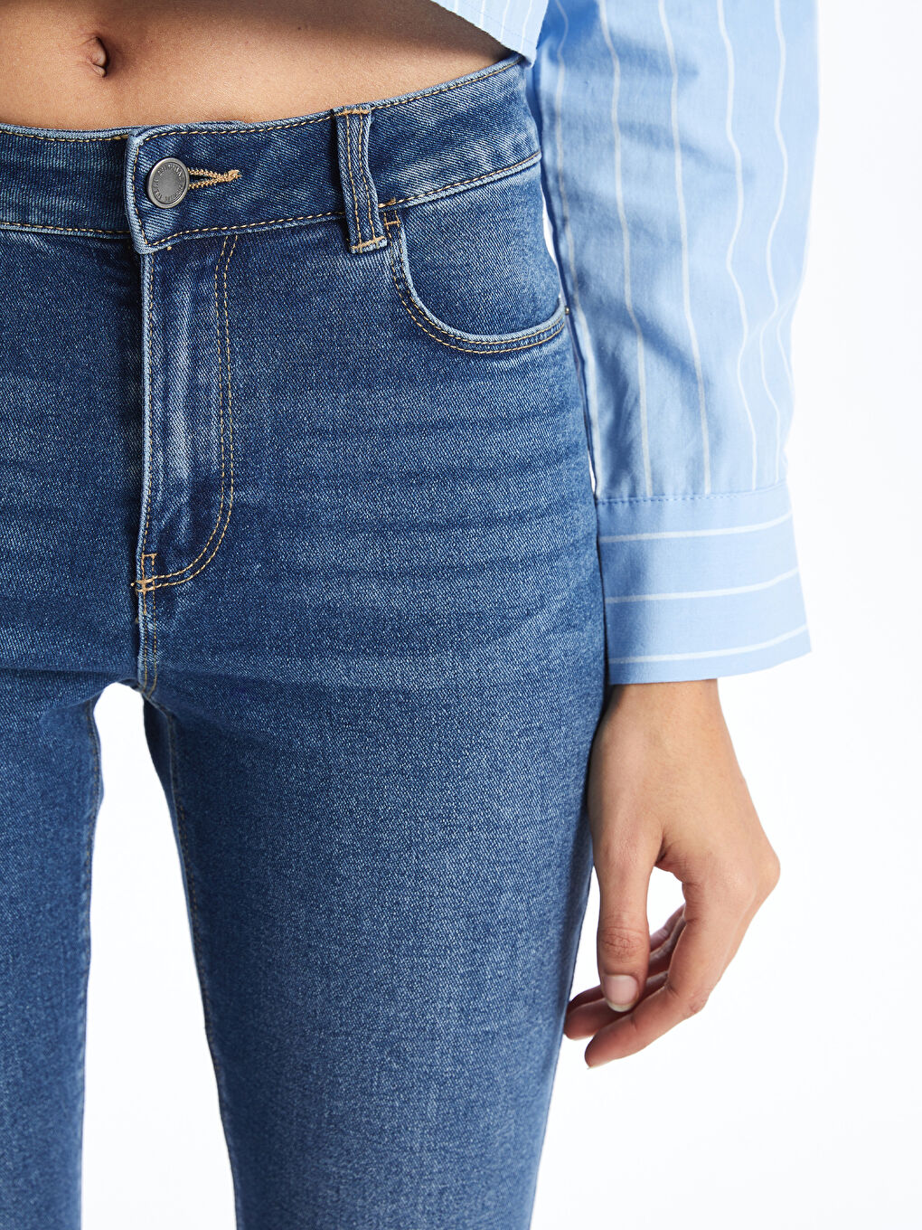 LCW Jeans Jean Skinny Fit pour Femmes Mercure -S40952Z8-507