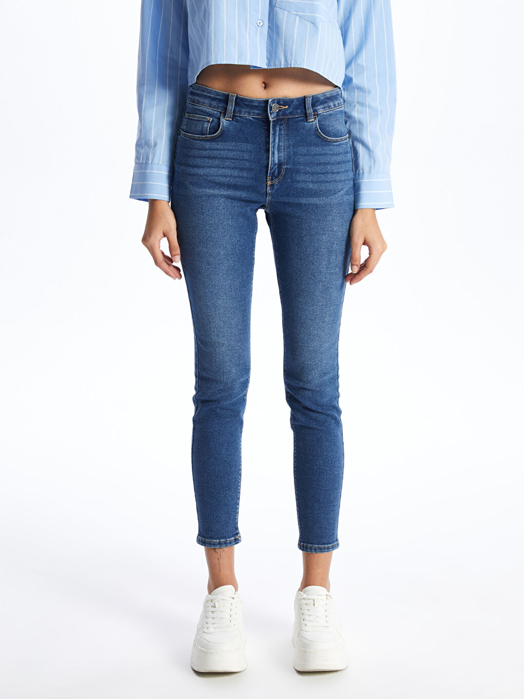 LCW Jeans Jean Skinny Fit pour Femmes Mercure -S40952Z8-507