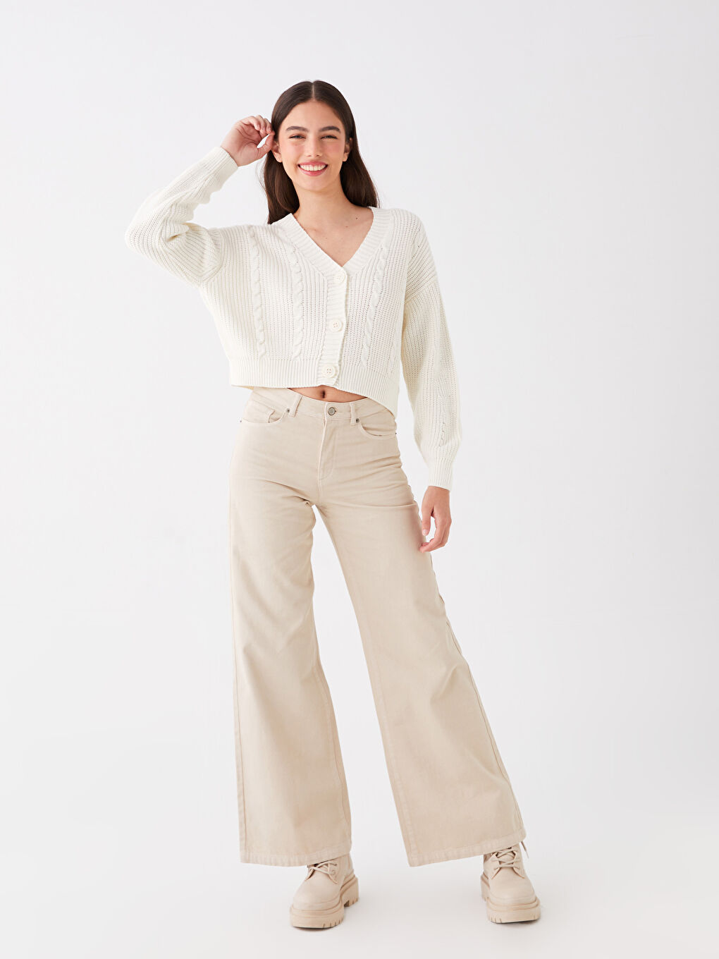 Wideleg Women's Jeans -S40964Z8-CR8