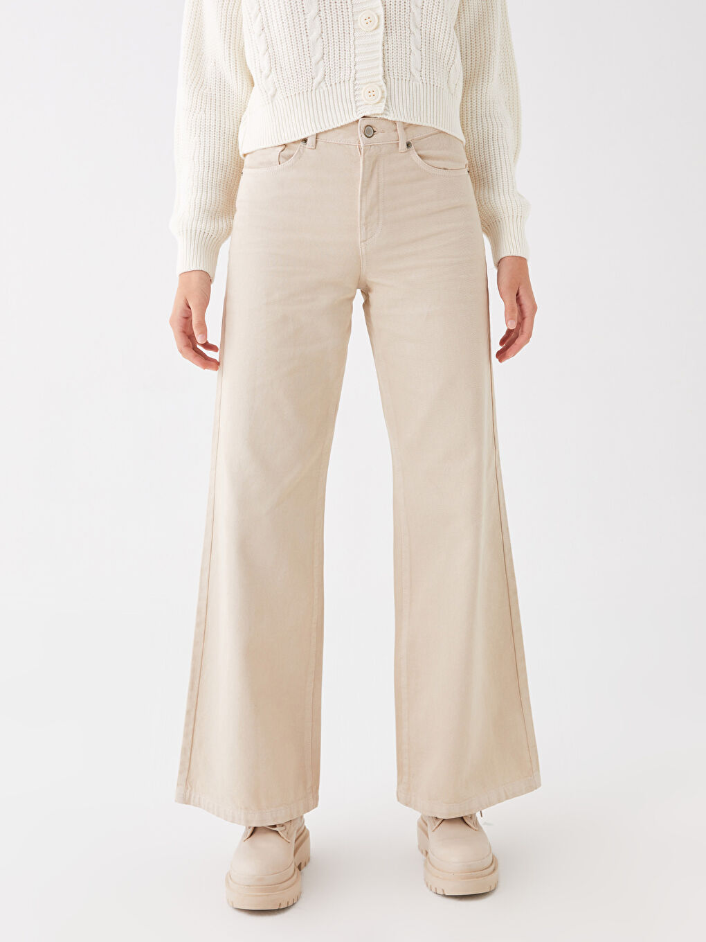 Wideleg Women's Jeans -S40964Z8-CR8