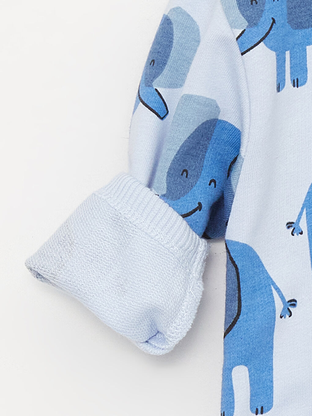 Crew Neck Long Sleeve Printed Baby Boys' Sweatshirt and Tights 2 Pack Set -S40983Z1-LQK