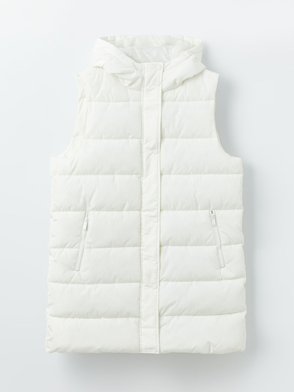 Women's Hooded Flat Inflatable Vest -S40984Z8-SDG