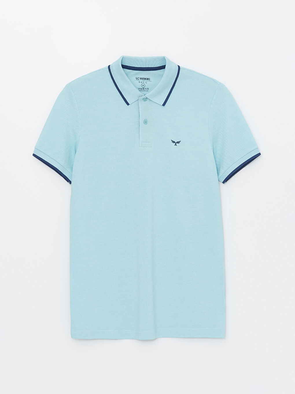 Polo Neck Short Sleeve Pique Men's T-Shirt -S40987Z8-DWY