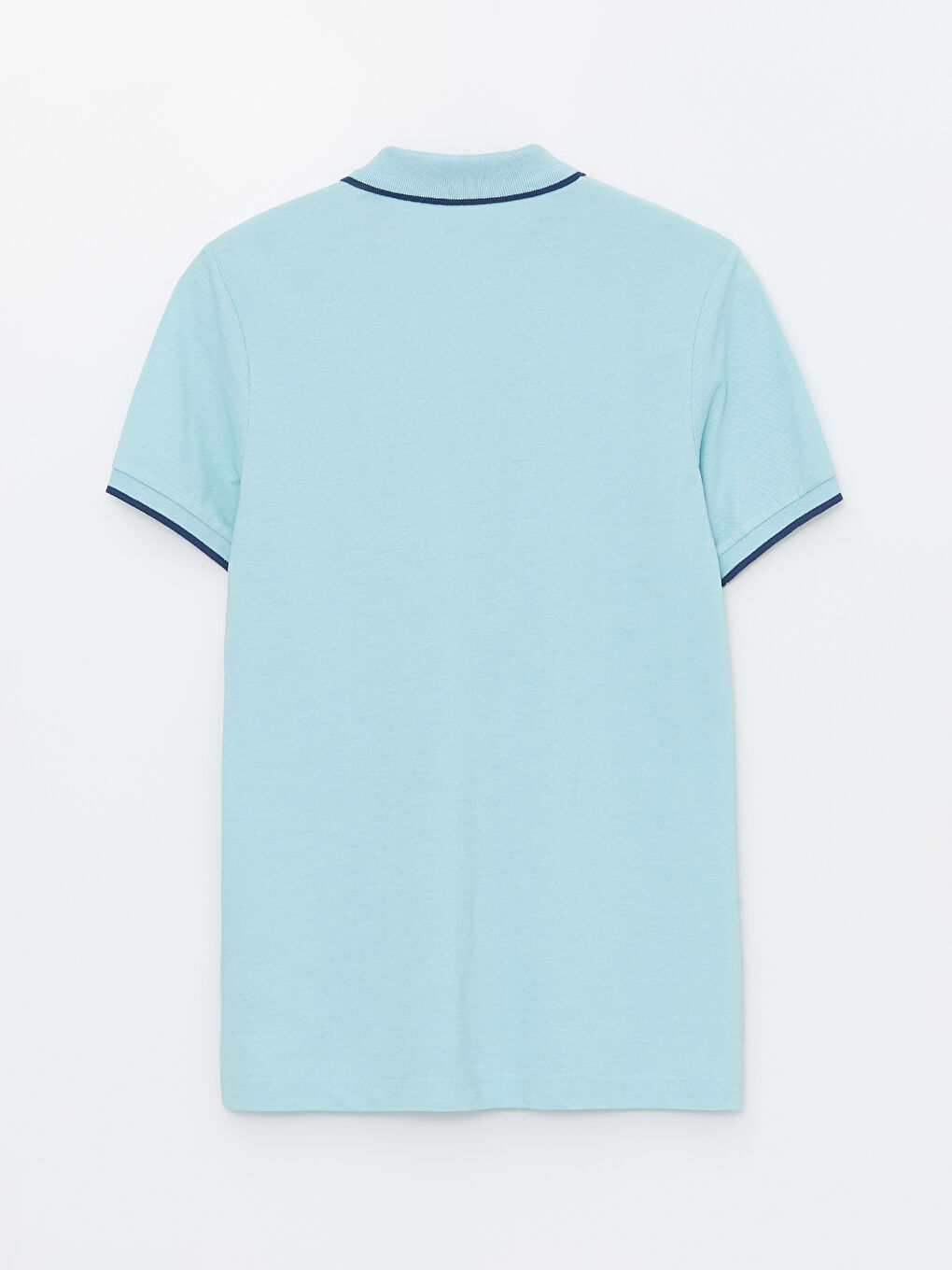 Polo Neck Short Sleeve Pique Men's T-Shirt -S40987Z8-DWY