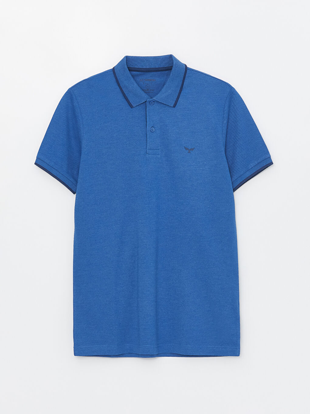 Klasična pamučna pike majica kratkih rukava sa polo kragnom -S40987Z8-L8Z