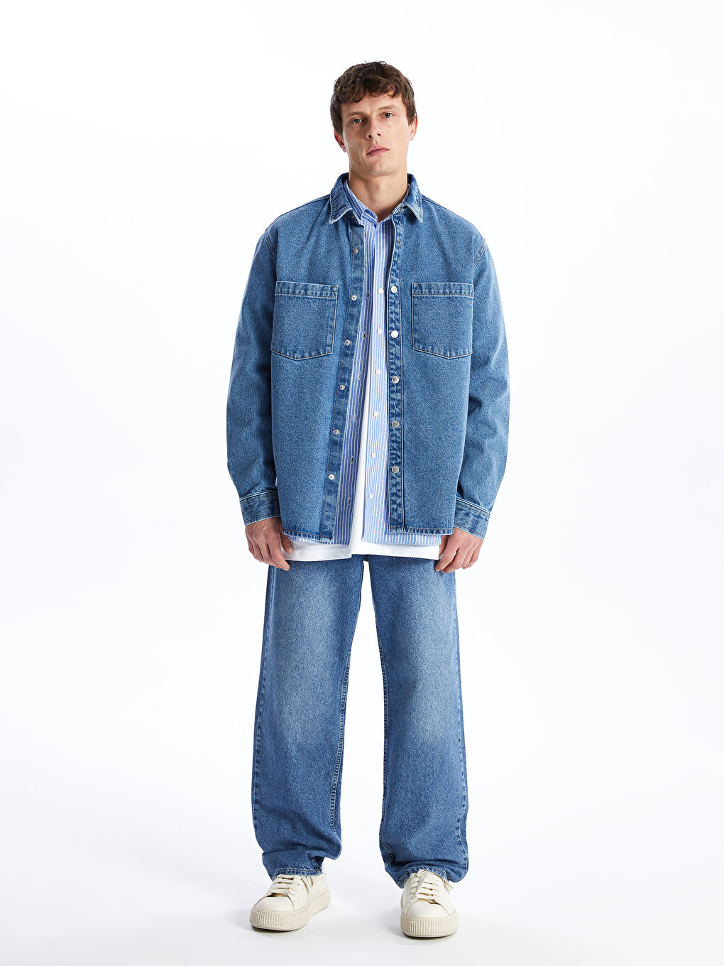 LCW Jeans Indigo Baggy Fit Erkek Jean Pantolon - 2