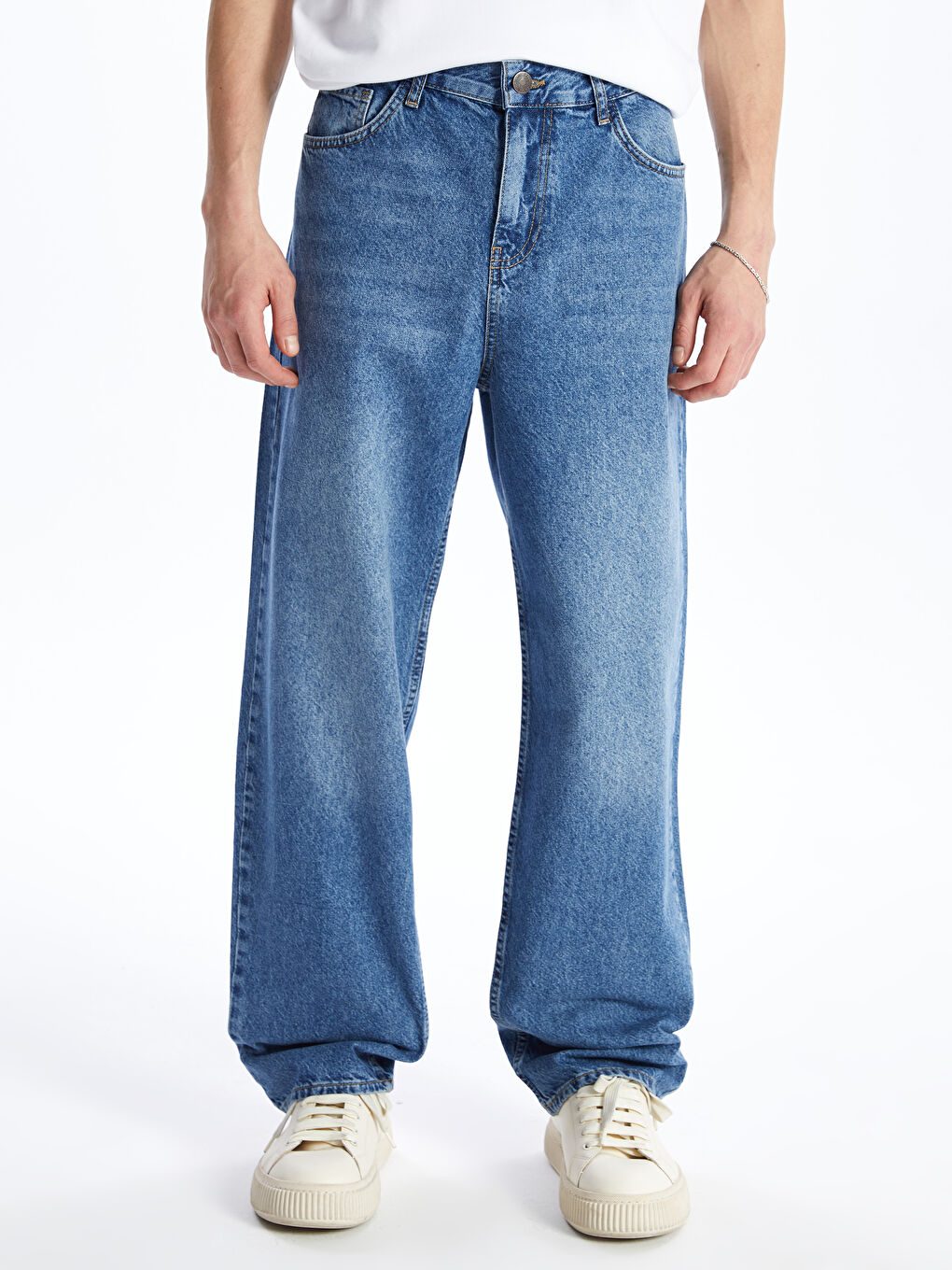 LCW Jeans Indigo Baggy Fit Erkek Jean Pantolon - 4