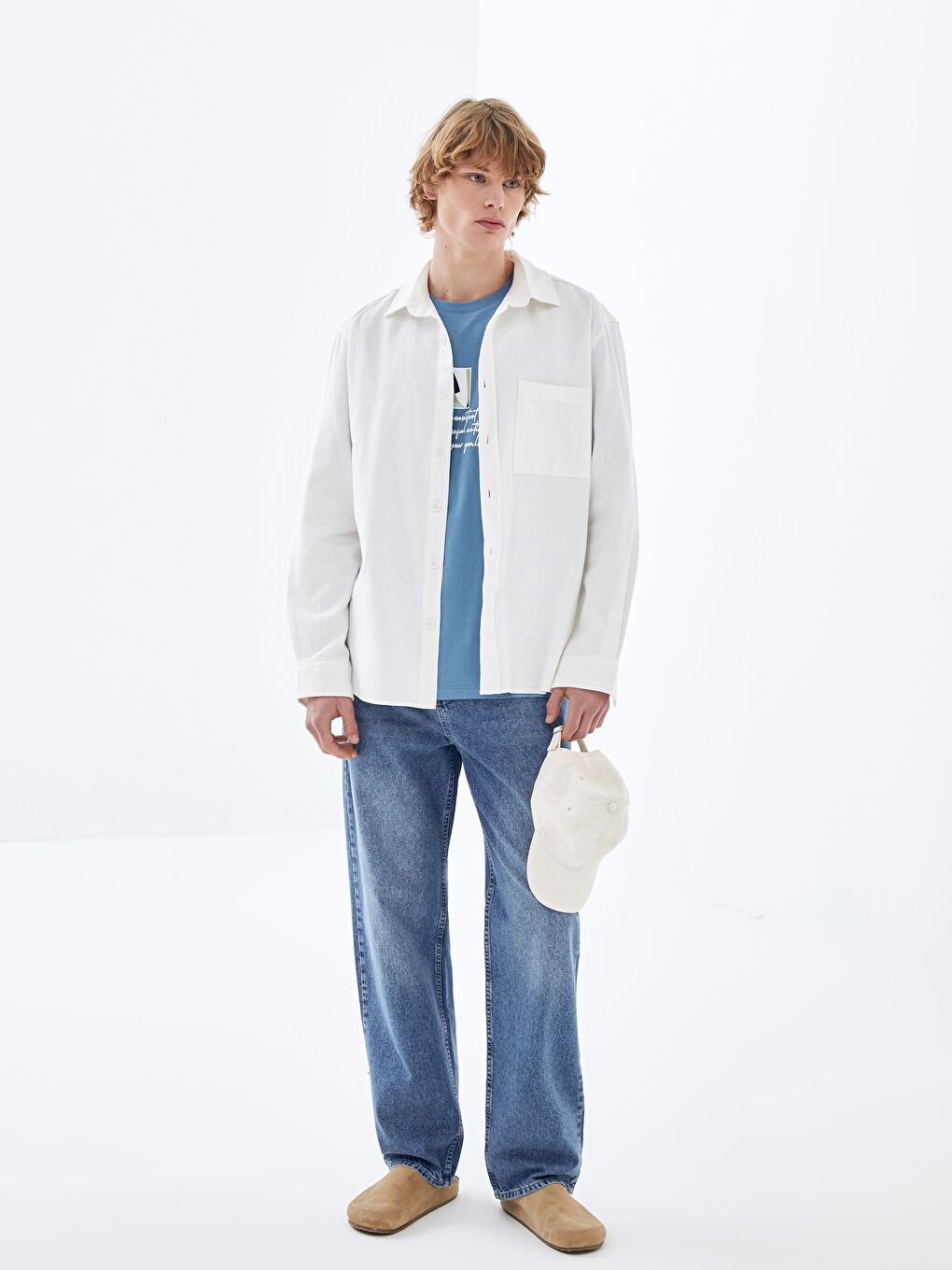 LCW Jeans Indigo Baggy Fit Erkek Jean Pantolon - 1