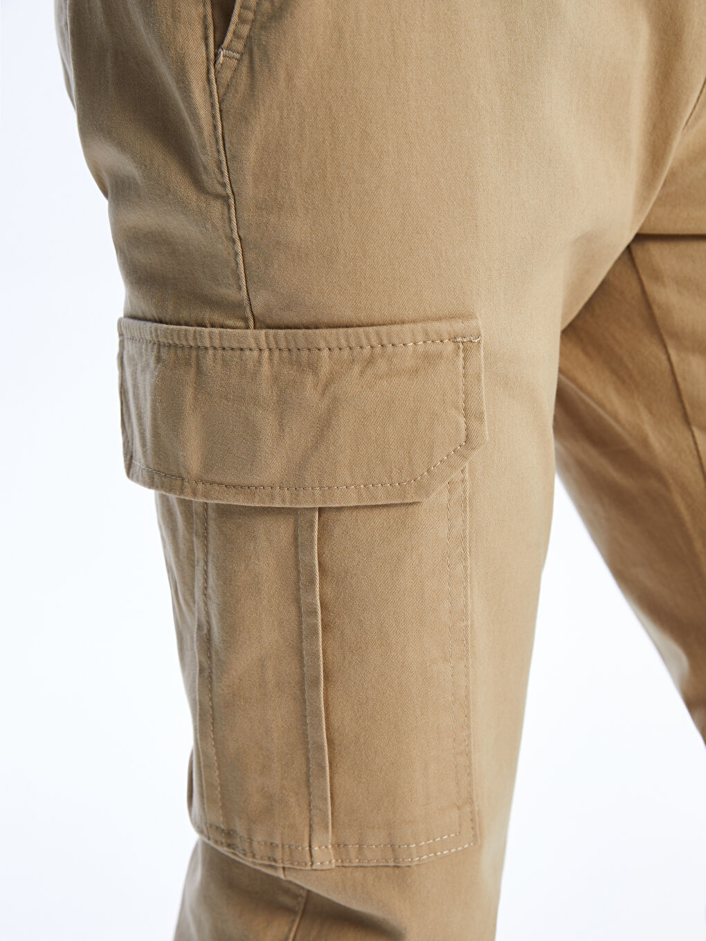 XSIDE Slim Fit Twill Men's Cargo Trousers -S41004Z8-S3Y