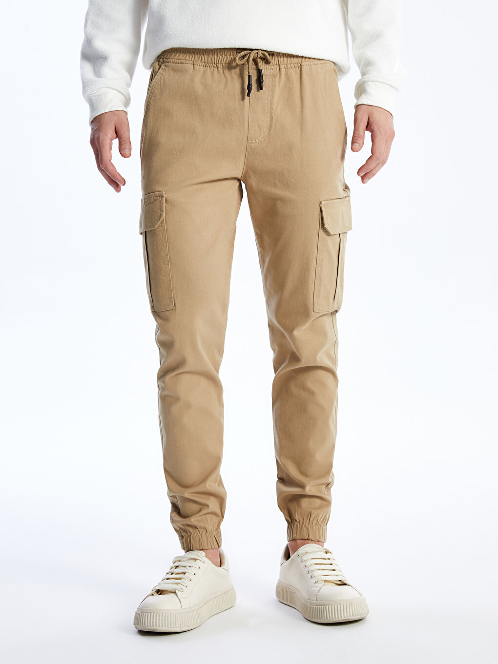 XSIDE Slim Fit Twill Men's Cargo Trousers -S41004Z8-S3Y