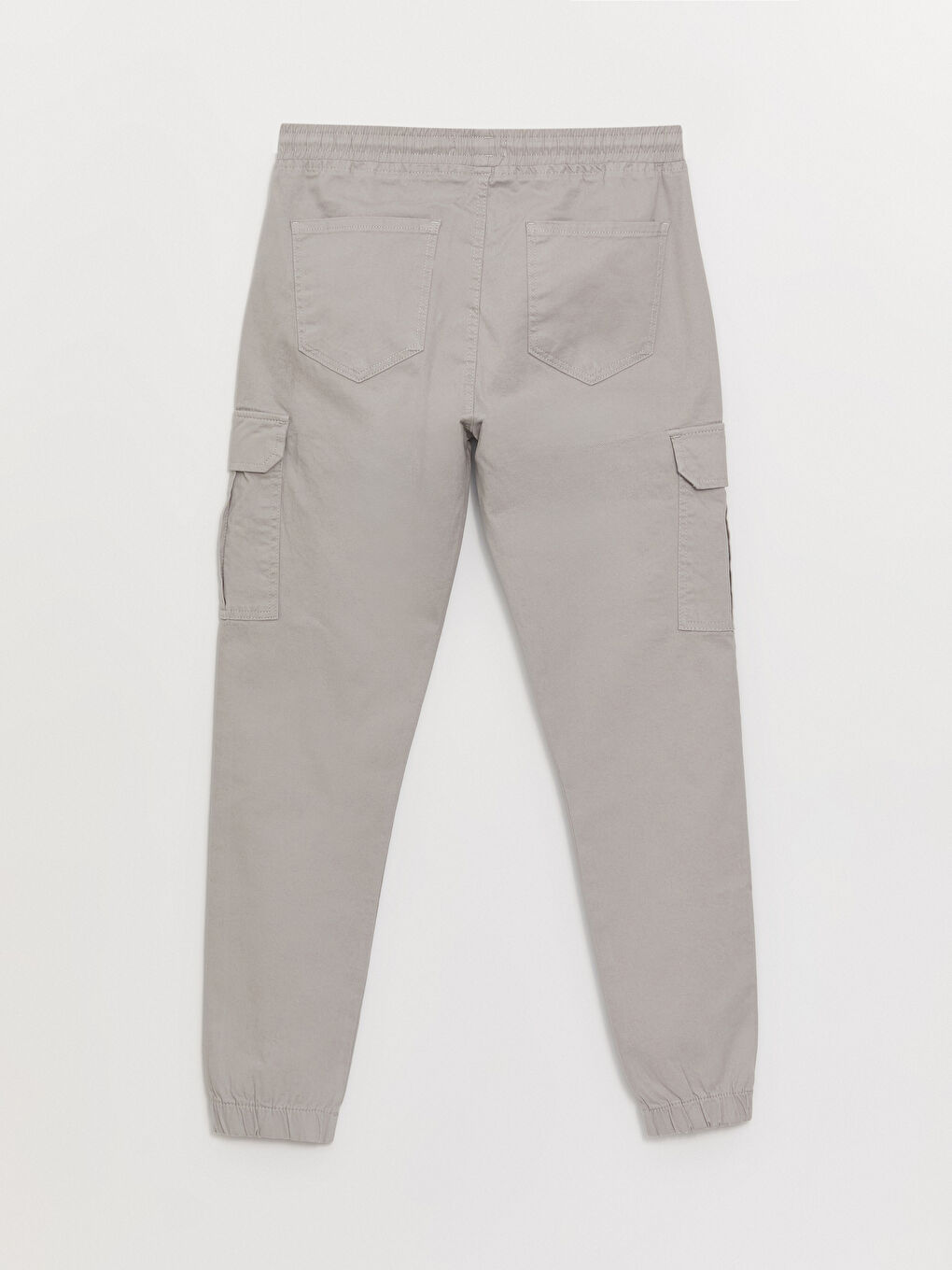 Pantaloni Cargo Slim Fit Țesătură în Diagonală pentru Bărbați-5