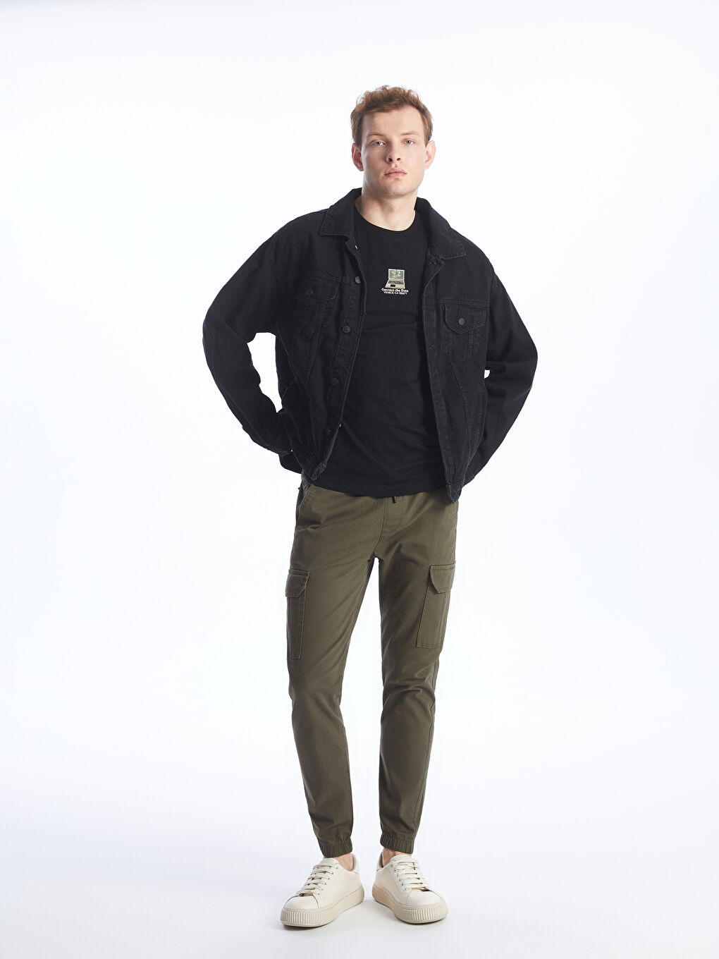 TAMNO ŽUTA Cargo pantalone Muškarci -S41004Z8-SEM