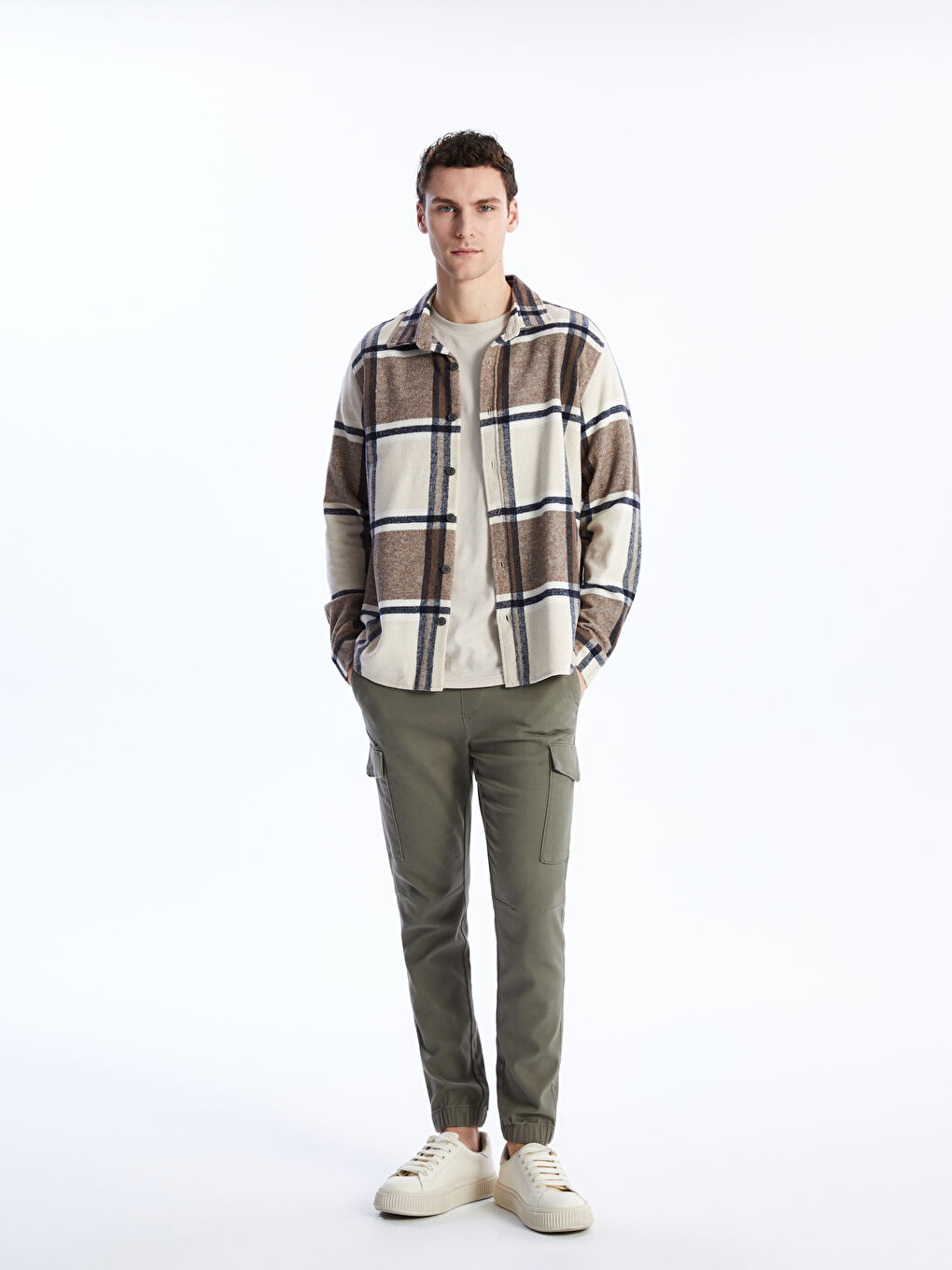 Haki Slim Fit Erkek Pantolon