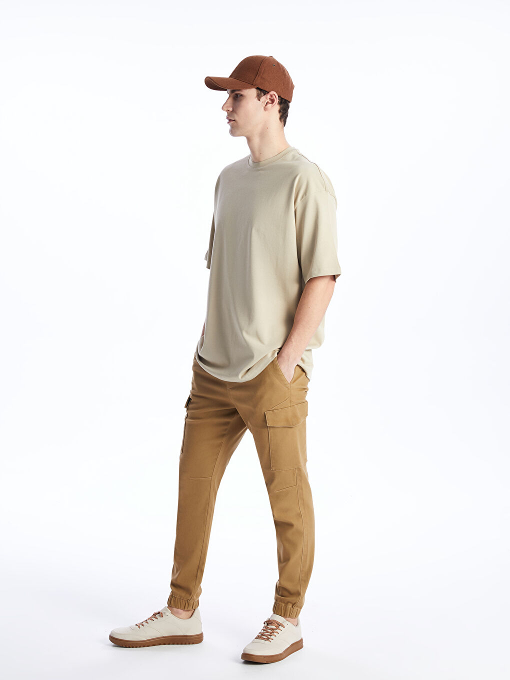 LCW Casual Koyu Bej Slim Fit Erkek Pantolon - 1