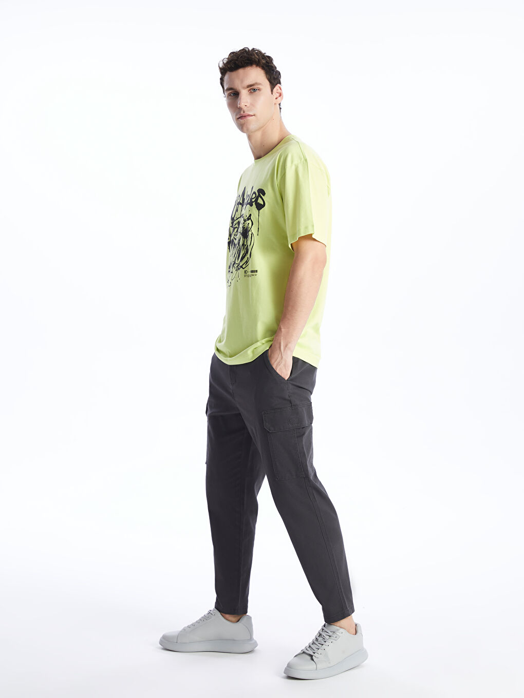 Antrasit Rahat Kalıp Erkek Kargo Pantolon