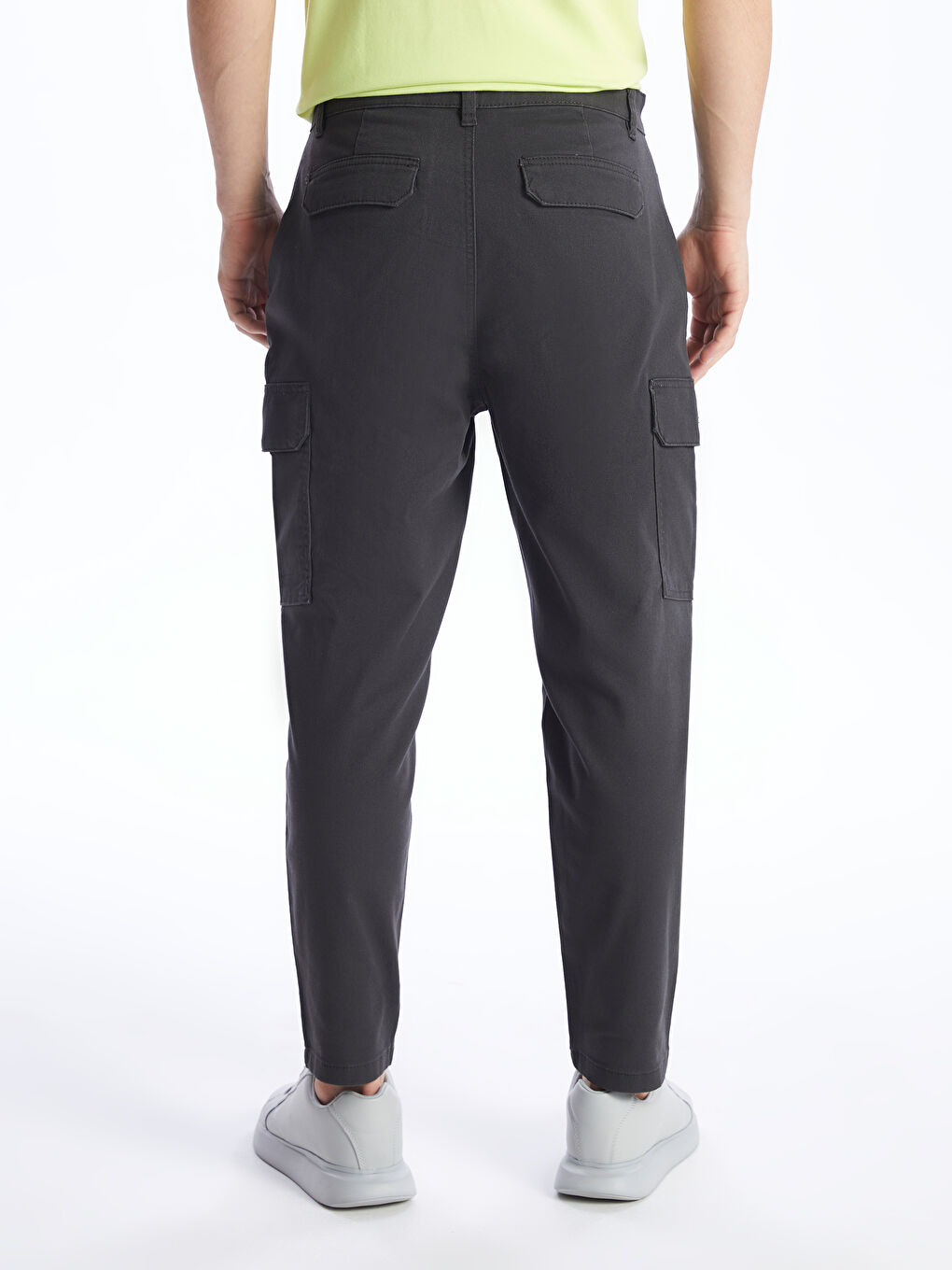 Antrasit Rahat Kalıp Erkek Kargo Pantolon-3