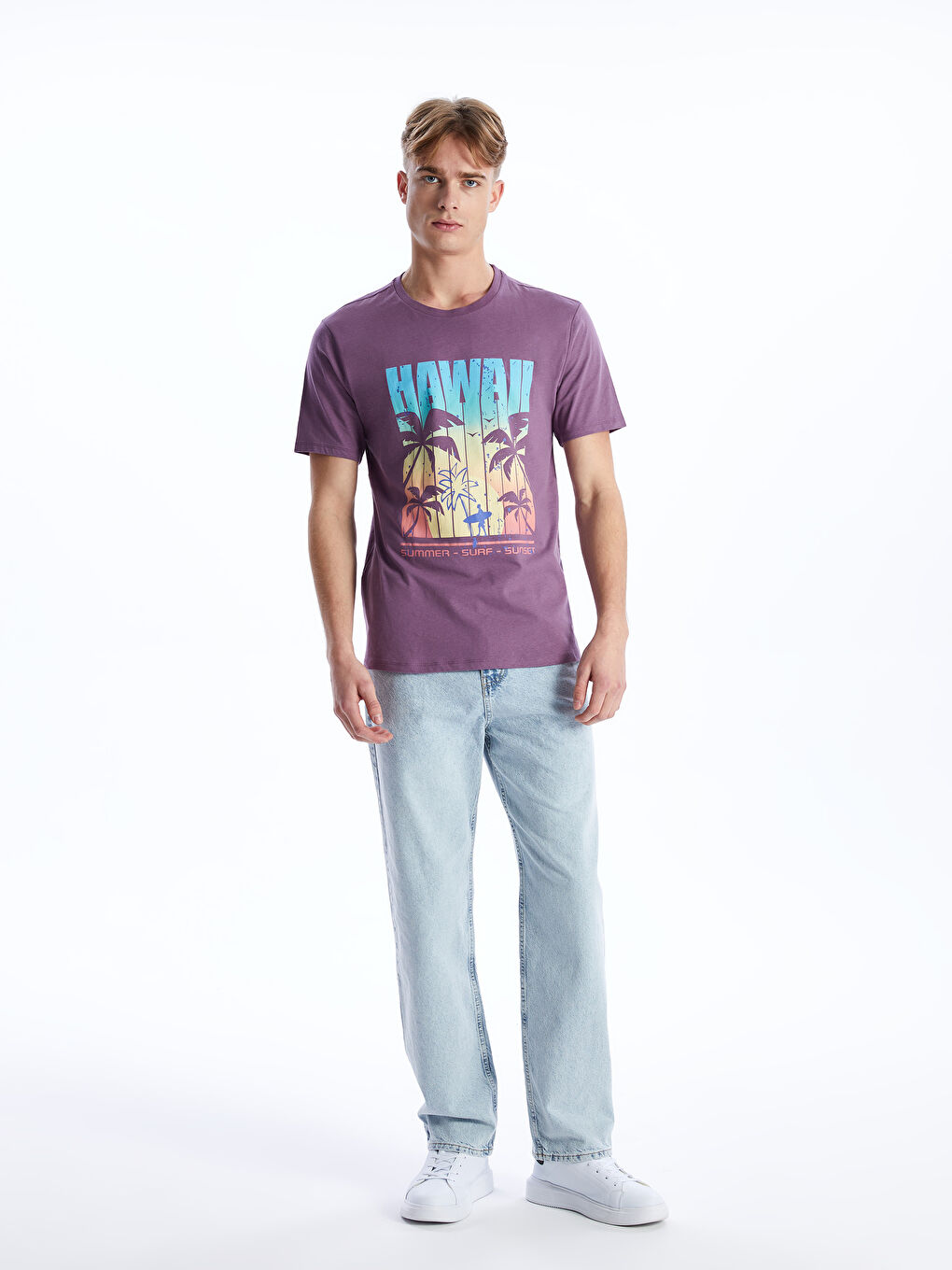 İndigo Baggy Fit Erkek Jean Pantolon-5