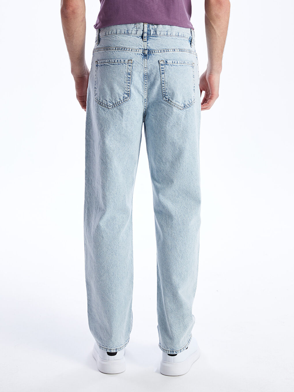 İndigo Baggy Fit Erkek Jean Pantolon-7