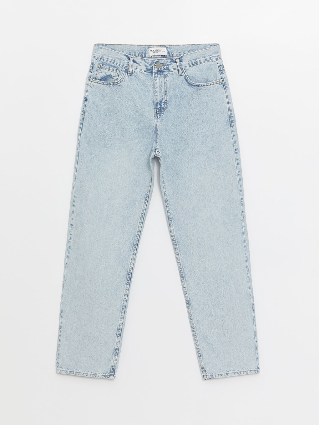 İndigo Baggy Fit Erkek Jean Pantolon-9