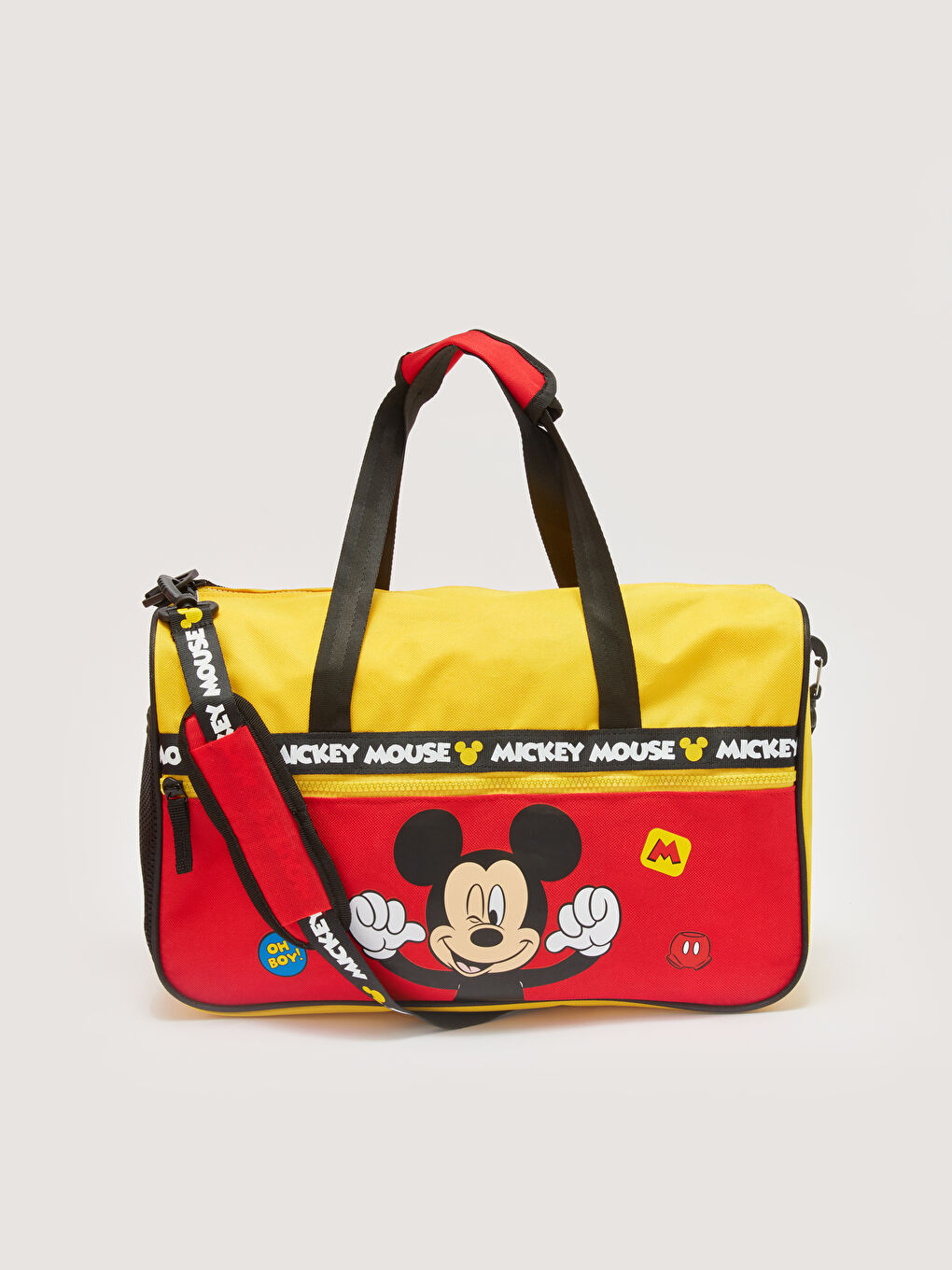 LCW ACCESSORIES Kırmızı Mickey Mouse Baskılı Erkek Çocuk Spor Çantası