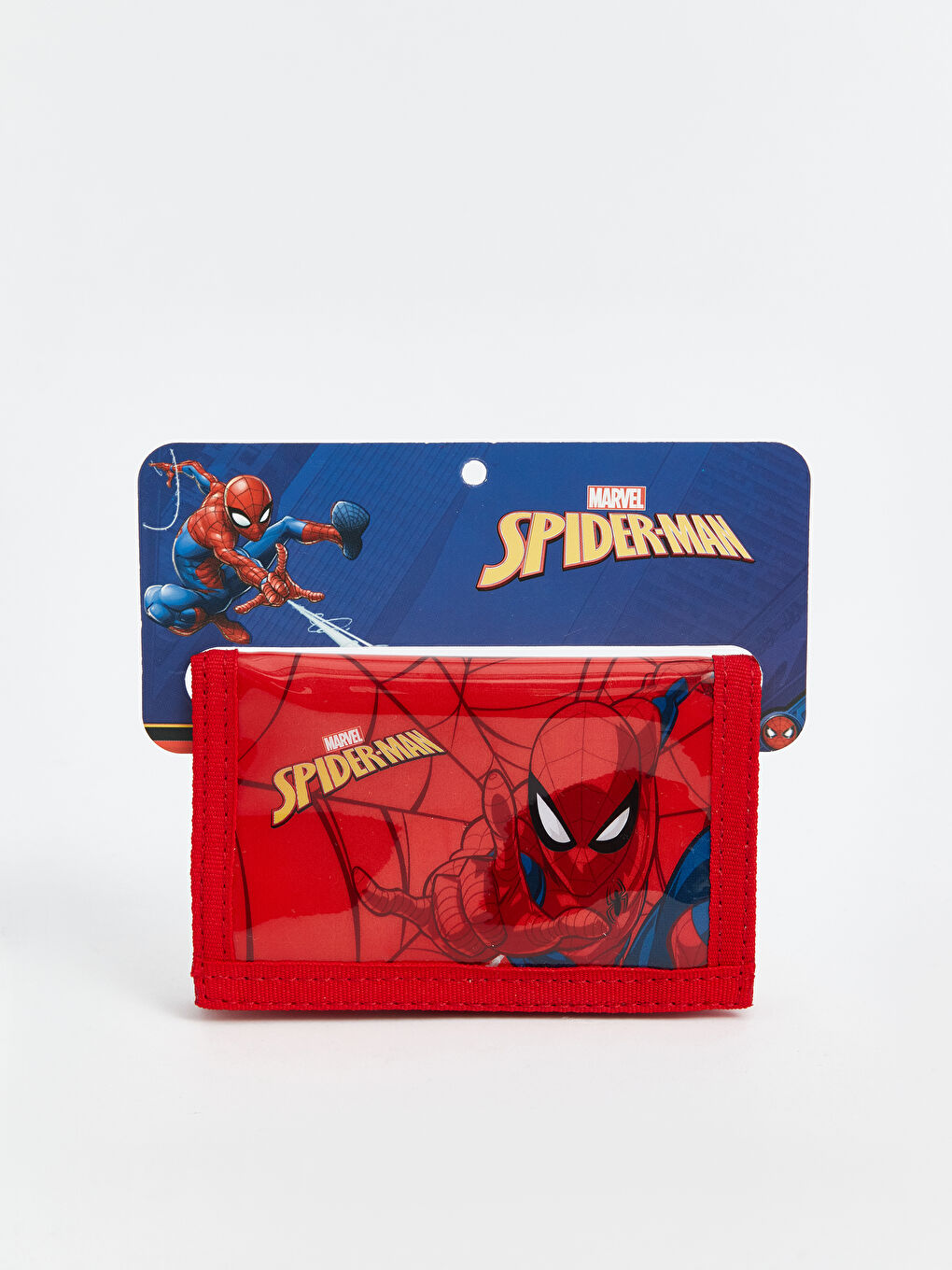 LCW ACCESSORIES Canlı Kırmızı Spiderman Baskılı Erkek Çocuk Cüzdan