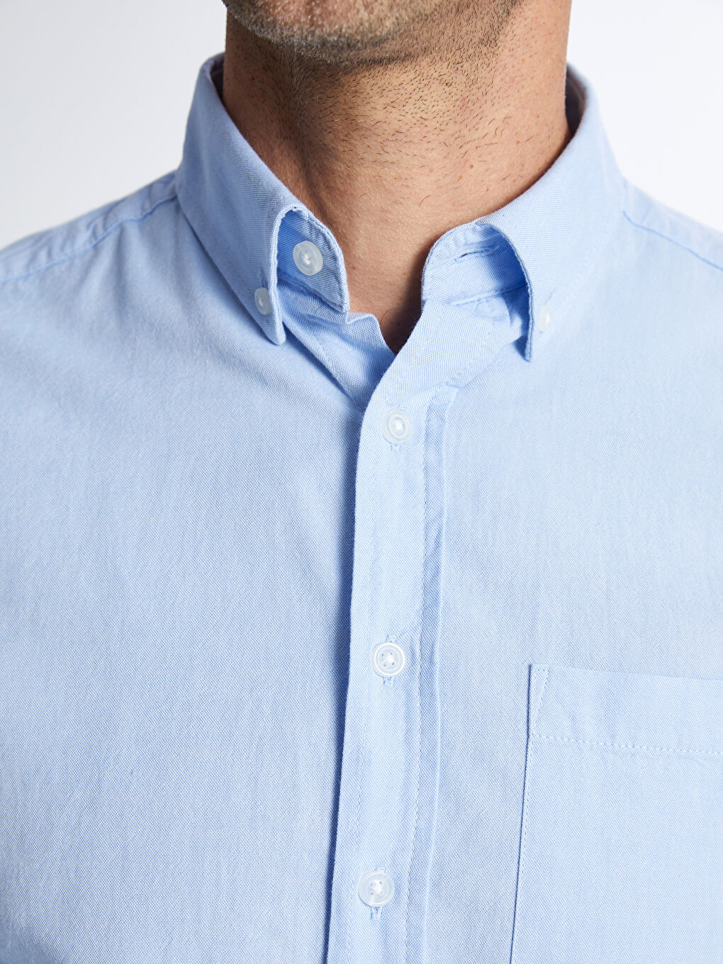 Mavi Regular Fit Uzun Kollu Oxford Erkek Gömlek-3
