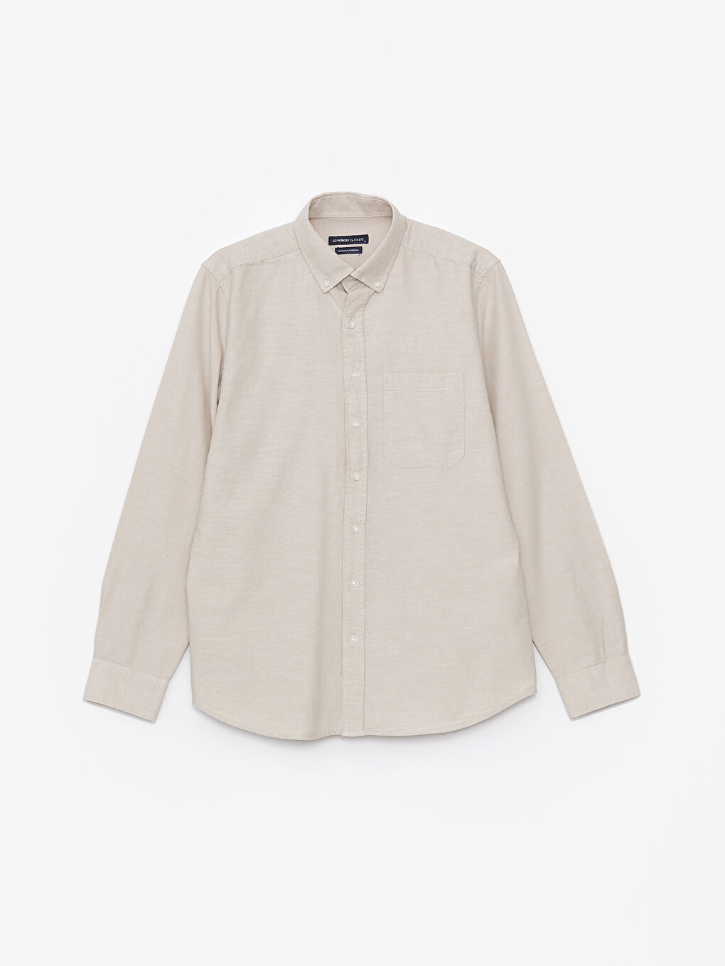 Chemise Oxford à Manches Longues pour Hommes Coupe Régulière-5