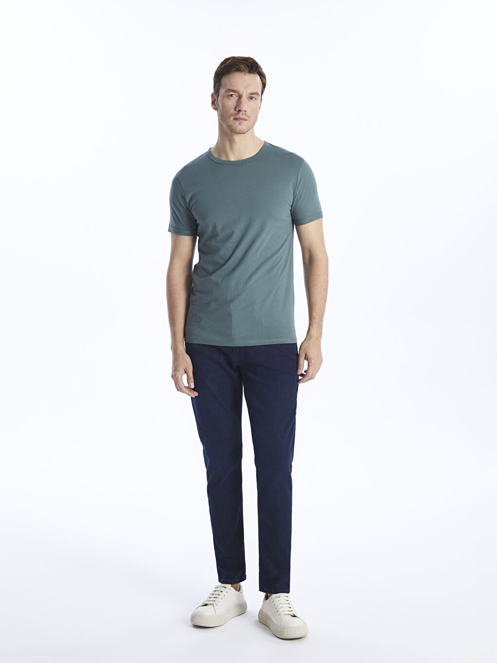 მრგვალი საყელო ჟერსი მამაკაცის მაისური-1