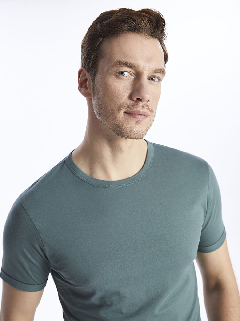 მრგვალი საყელო ჟერსი მამაკაცის მაისური-2