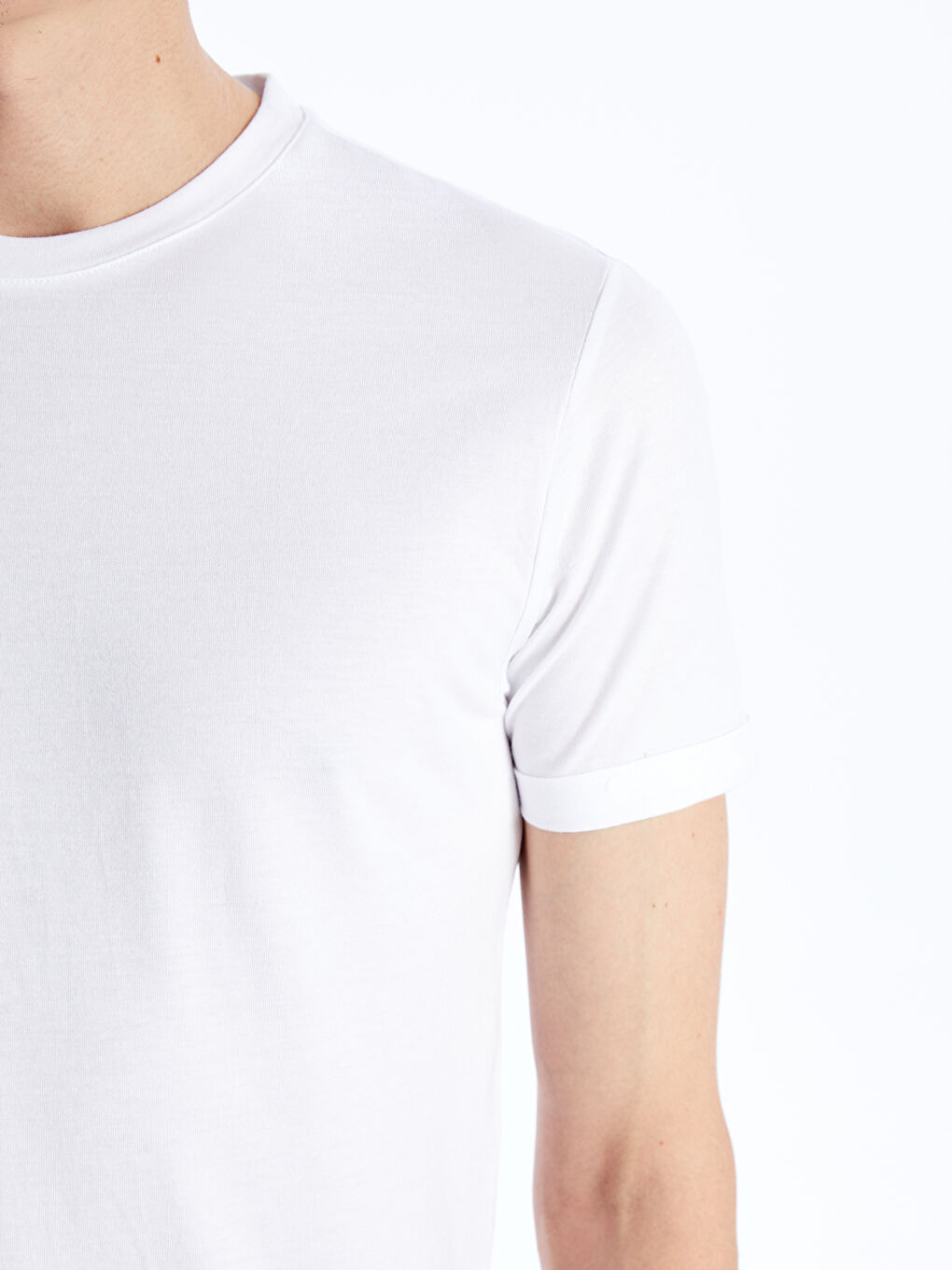 Crew Neck Jersey Men's T-Shirt -S41097Z8-Q6K