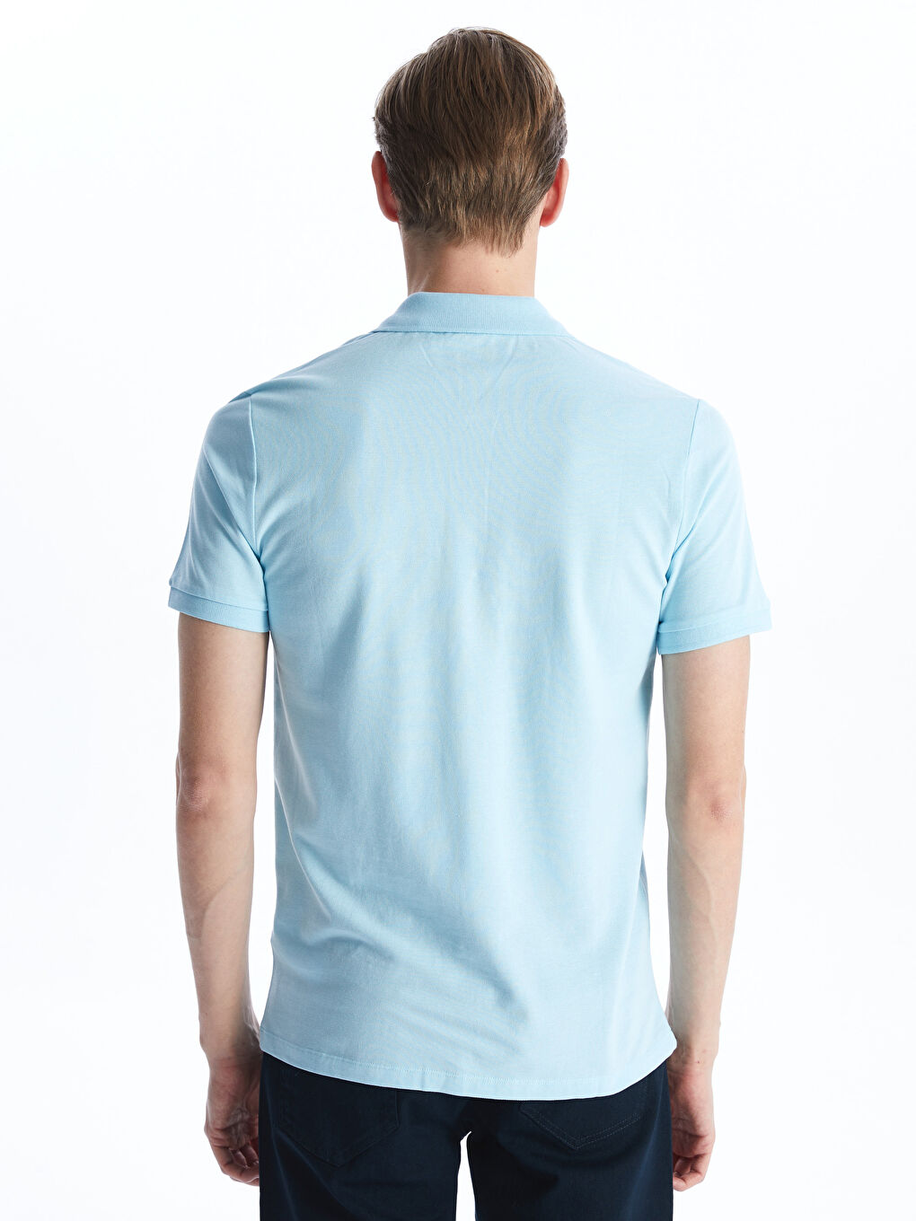 Polo Neck Short Sleeve Pike Men's T-shirt -S41101Z8-L8A