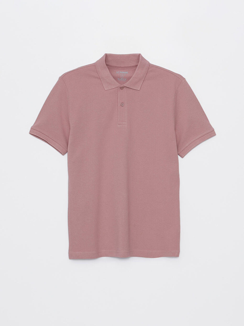 LCWAIKIKI Classic Pembe Polo Yaka Kısa Kollu Pike Erkek Tişört - 4