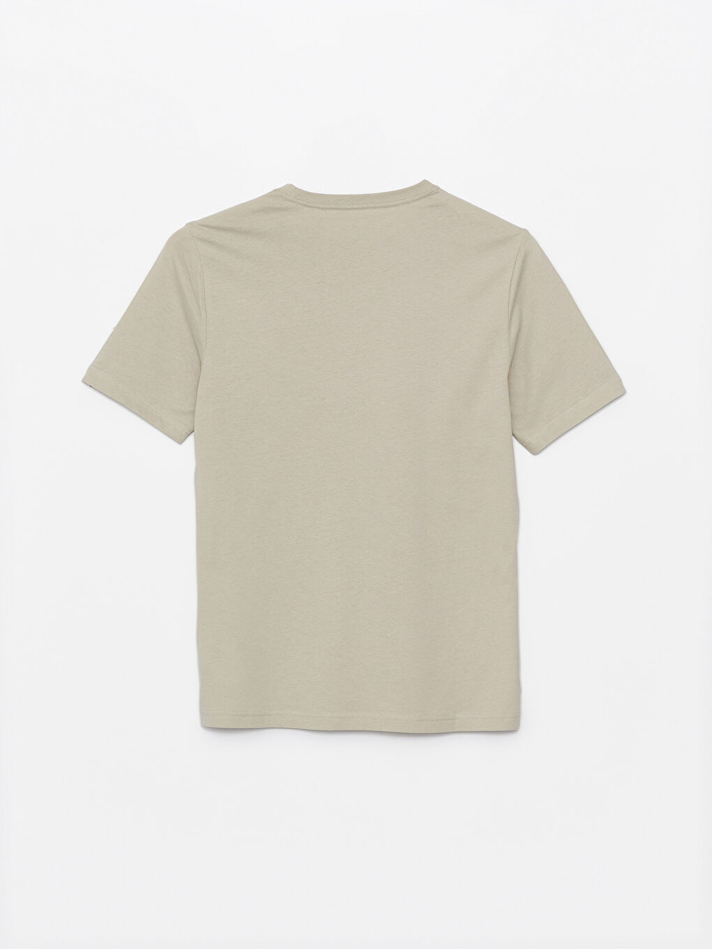 تيشيرت رجالي بياقة دائرية قماش جيرسي-6