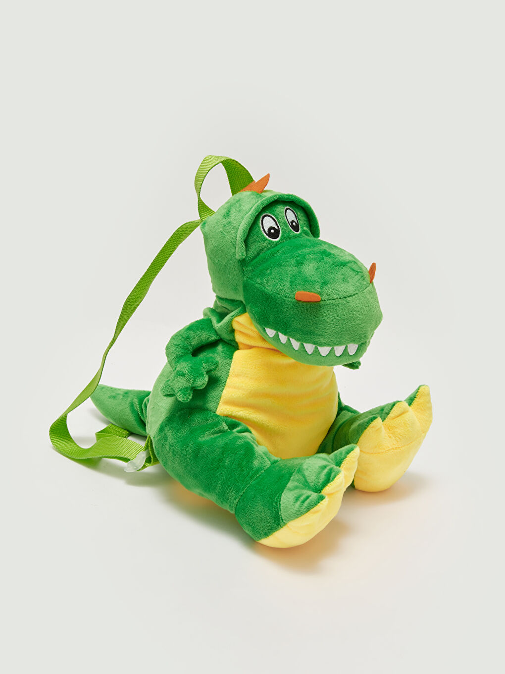 LCW ACCESSORIES Yeşil Pelüş Erkek Çocuk Sırt Çantası - 1
