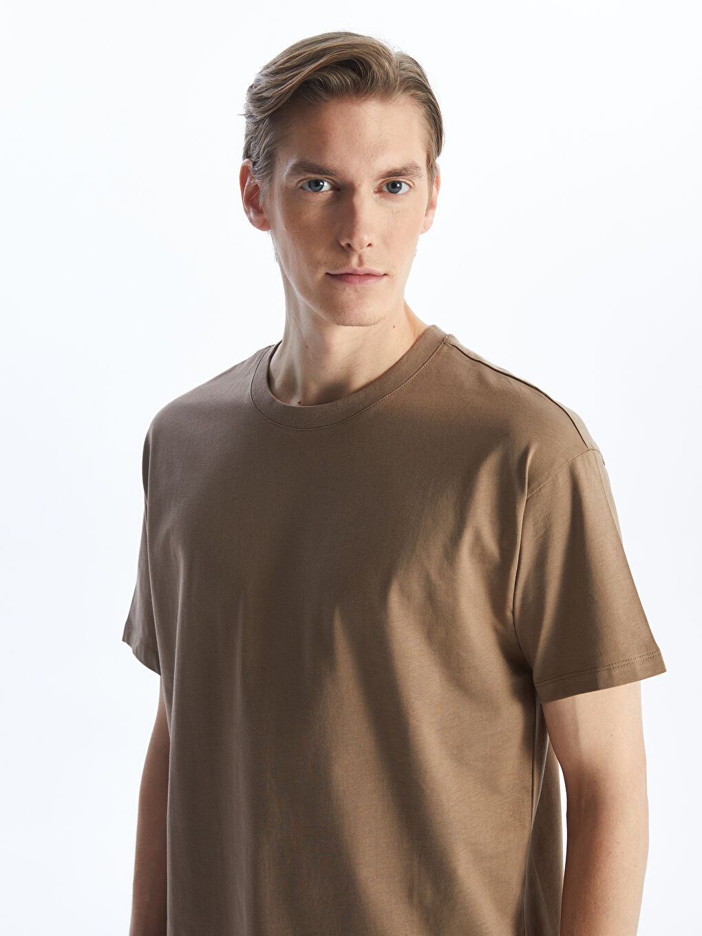 Rundhalsausschnitt Jersey T-Shirt für Herren-1