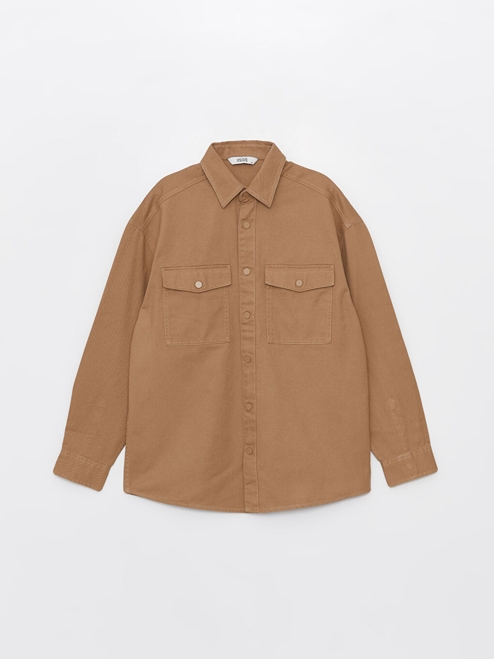 Comfortable Fit Long Sleeved Gabardine Men's Shirt -S41124Z8-MX4