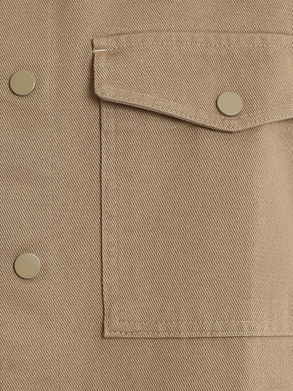 Relaxed Fit Long Sleeve Gabardine Men's Shirt-4