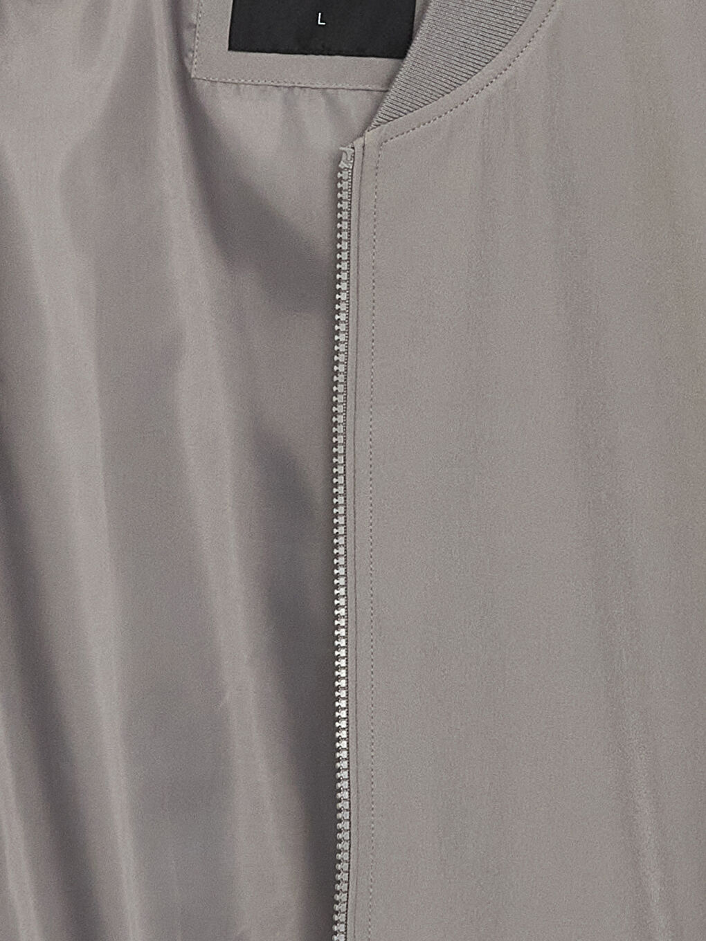 Standard Fit College Neck Men's Bomber Coat -S41165Z8-SZ8