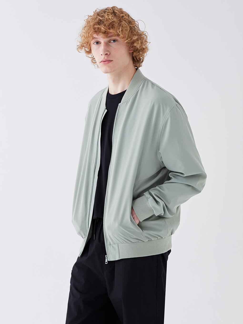 Muška bomber jakna standardnog kroja -S41166Z8-TGM