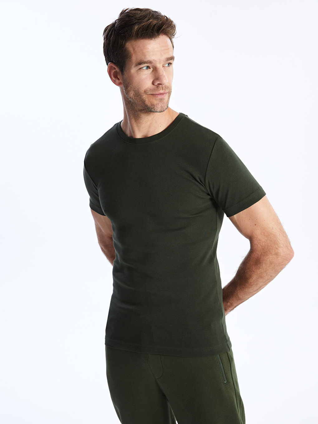 Crew Neck Jersey Men's T-Shirt -S41251Z8-JET
