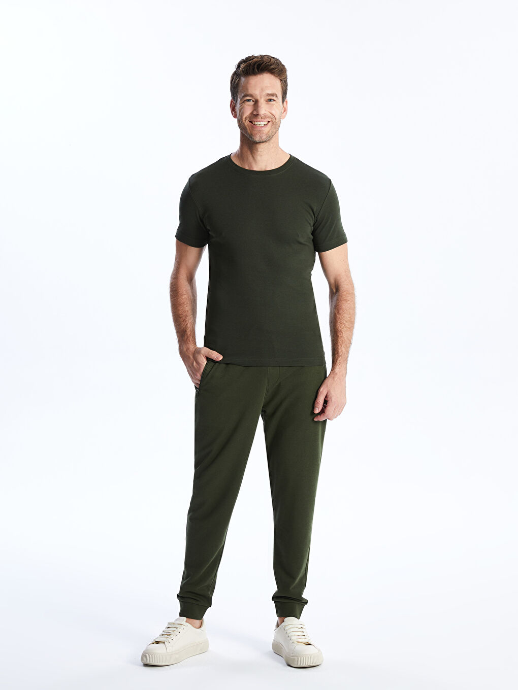 Crew Neck Jersey Men's T-Shirt -S41251Z8-JET