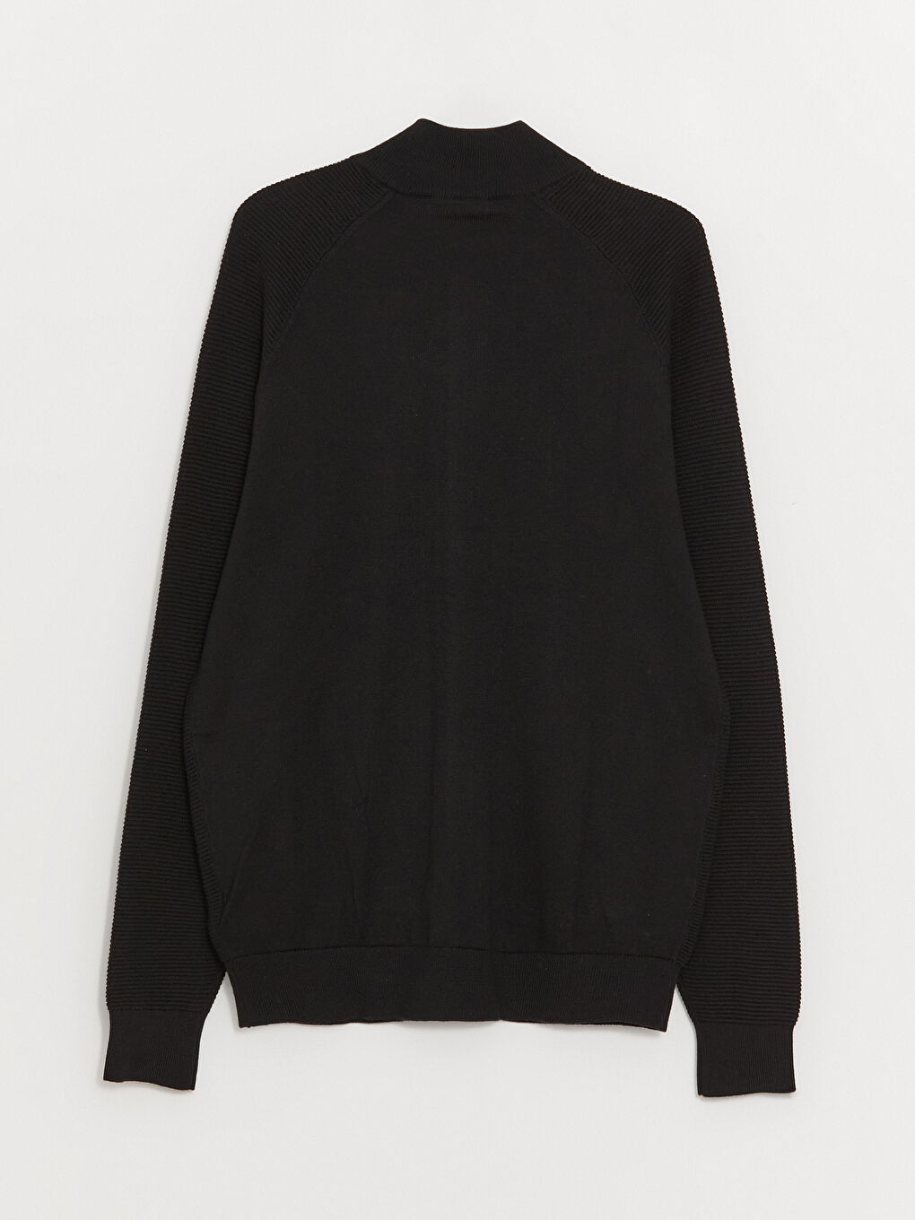 Standard Fit Turtle Neck Men's Tricot Cardigan -S41264Z8-CVL