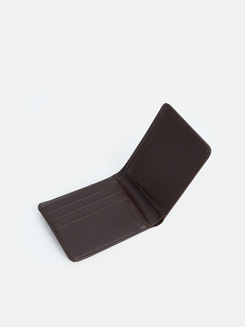 Kahverengi Deri Görünümlü Erkek Cüzdan ve Kartlık-3
