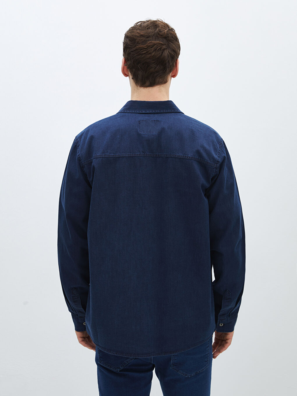 LCW Jeans Regular Fit Long Sleeve Men's Denim Shirt -S41306Z8-309