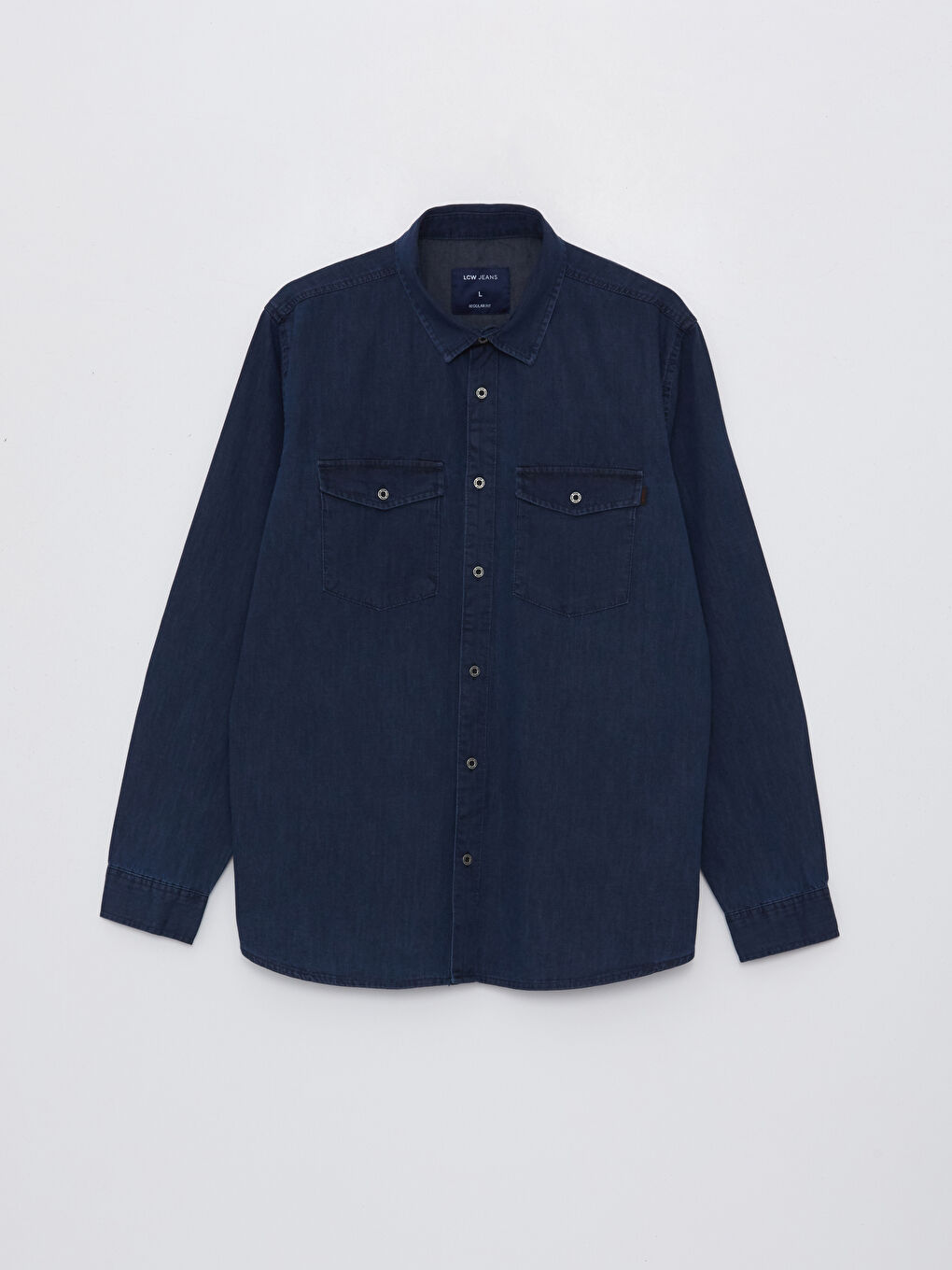 LCW Jeans Regular Fit Long Sleeve Men's Denim Shirt -S41306Z8-309