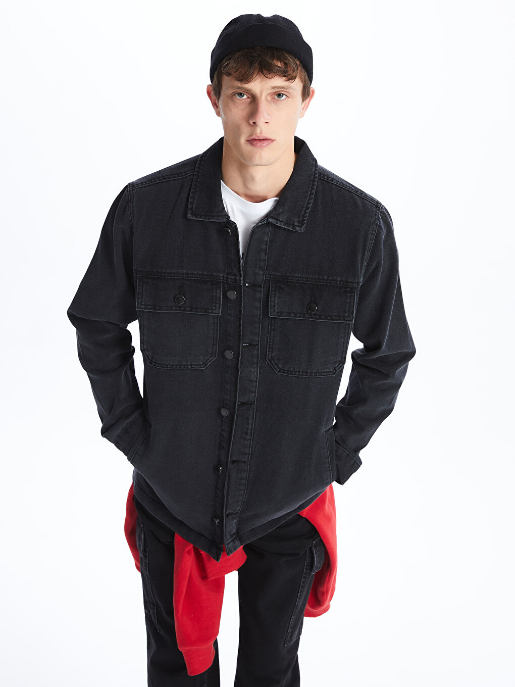 LCW Jeans Standard Fit Men's Denim Jacket -S41307Z8-326